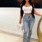Urban Belted Denim